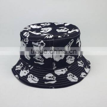 100% Cotton Kid Bucket Cap Child Cartoon Bucket Hat photo-2