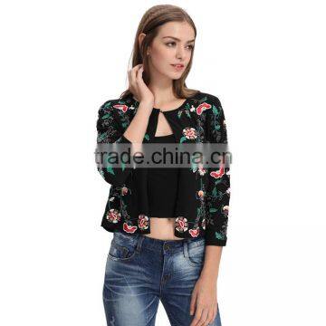 2017 Lady Latest Fashion Design Jackets Suit Slim Blazer photo-2