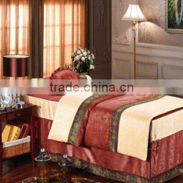 Beauty salons and massage parlors upscale bed linens, lace bed linens