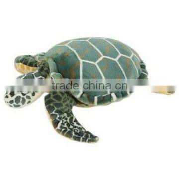 Whosale Green Color Stuffed Turtle Plush Animlas Tortoise Sea Animal Turtle Toy photo-2