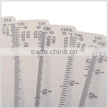 PVC Drafting Scale Ruler 5pcs in a Set #8500-5 photo-3