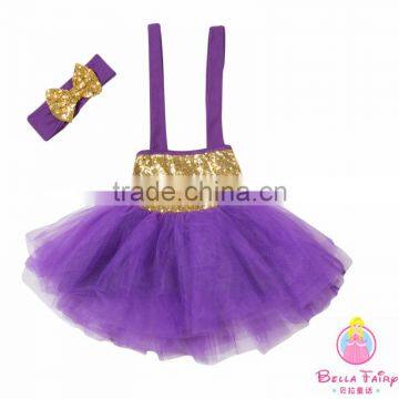 New Fashion Designs Sequin Dress for Baby Girls photo-4
