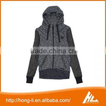 Fashion custom made wholesale 95% polyester 5% cotton women fleece hoodies