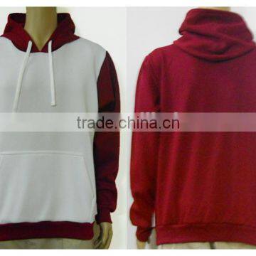 2016 Polyester/Cotton Baseball Hoodie, for Sublimation Print, Sport Group and Promotion photo-4