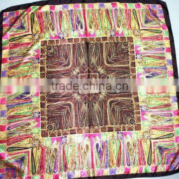 Fashion 100% satin scarf