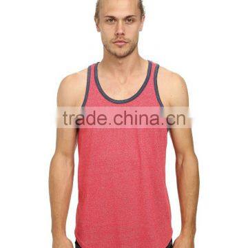 Mens racer back summer mens tank tops , wholesale tank tops men in bulk