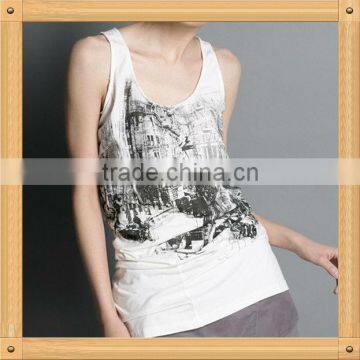Fashion Printed Ladies Vest Tops Cheap Wholesale China 2013 photo-2