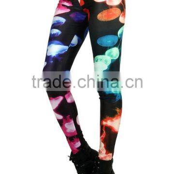 MGOO New Arrival Custom Print Running Tight Leggings High Waist Spandex All Over Sublimation Print Pants photo-2