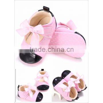 Infant Short Boots Pink Black Brown Round Shoes Bow Cute Beautiful Child Shoes photo-2