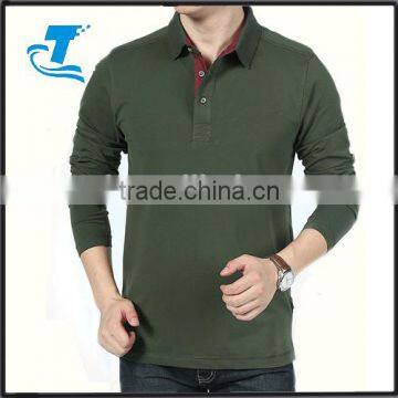 Hot Sale Men's Long Sleeve Polo Shirt