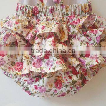 Classical Ruffle Baby Rompers Lace Fabric Readymade Garments Wholesale photo-3