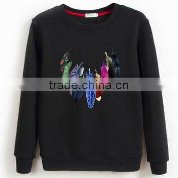 China Oem Cheaper Customized TC65/35fleece 300grm Printed Crewneck Sweatshirt With Good Quality photo-5