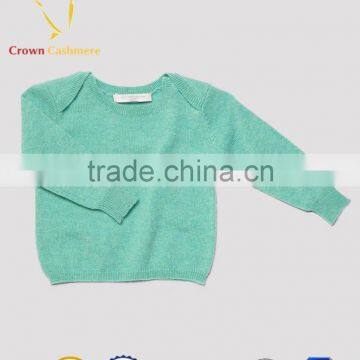 Selling Knitted Boys Cashmere Sweaters Design Beige