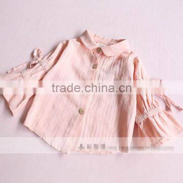 1-5 Years Wholesale 2017 New Autumn Cotton Full Sleeves Kids Girls Blouse photo-2