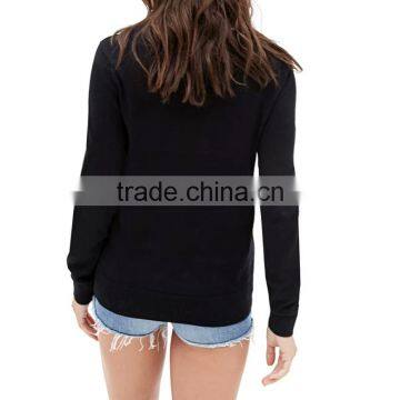 Submissive Pink Women Style Pullover Knit Sweater for Autumn photo-6