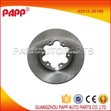 toyota hiace parts brake disc 43512-26190 for sale