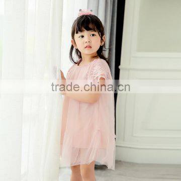 S17575A 2017 Summer Fancy Baby Girl Lace Princess Dress photo-2