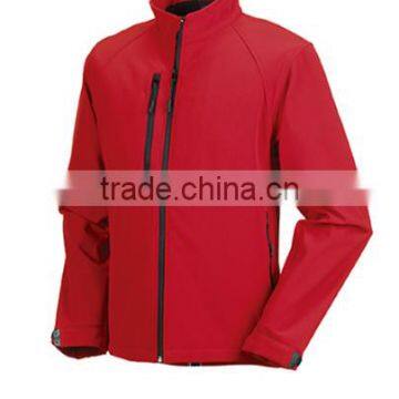 Men's polyester waterproof ski softshell jacket