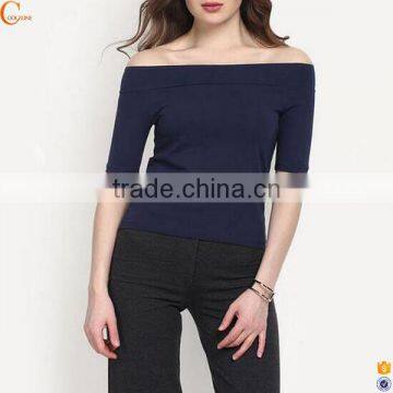 Off the shoulder t shirt impression en chine price china