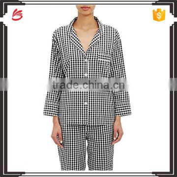 Promotion good quality 100% cotton made women's pajamas