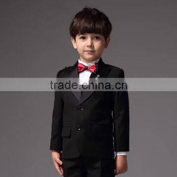 Korea Style Children Clothes Set For Wedding Black Suit For Ring Bearer Boys Clothing B-NB-CS905-18 photo-2