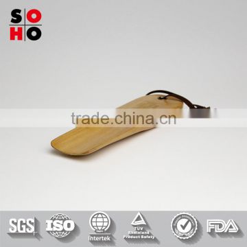 Customize High quality wooden shoe horn, shoe lifter