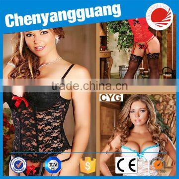 CYG-Mini Dress Sexy Lingerie See Through Mesh Sheer Straple LINGERIE photo-3