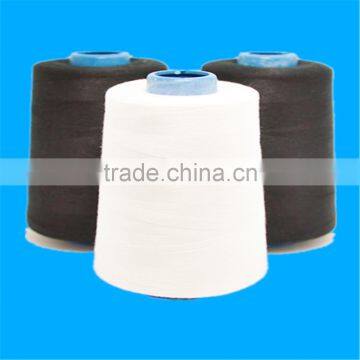 Raw white or dyed rolled sewing thread rolling by machine fast delivery