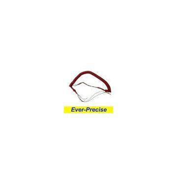 ROHS 28AWG Red Telephone spiral Cable cord