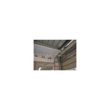 Torsional spring break proof device industrial sectional door with track design