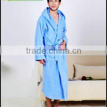 Men Towelling cotton robes men bathrobes terry soft long bath robes