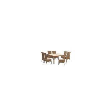 Rattan table and chairs/home furniture/table set