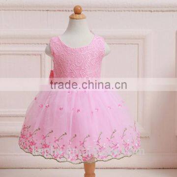 2017 Summer embroidery dress spring and summer children dress skirt lace silk yarn children skirt