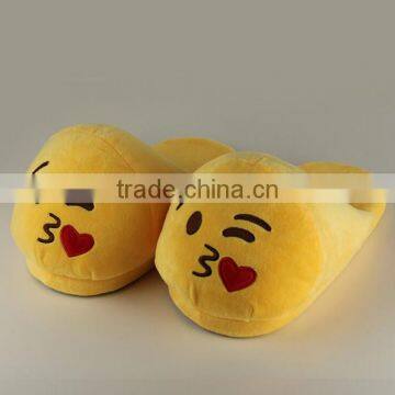 Popular Indoor Soft Plush Emoji Slippers photo-2