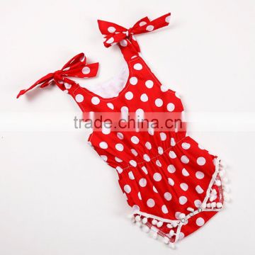 13 styles Hot Sales Bow-tie Solid Color Braces Baby Girl Toddler Rompers Moq 1 pcs