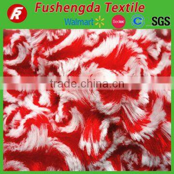 tricot knitted plush fabric