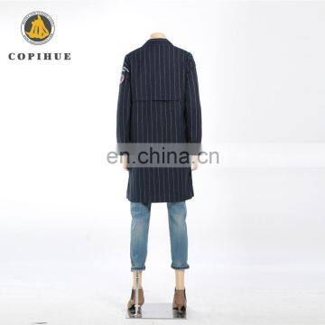 autumn women fashion coat with pockets