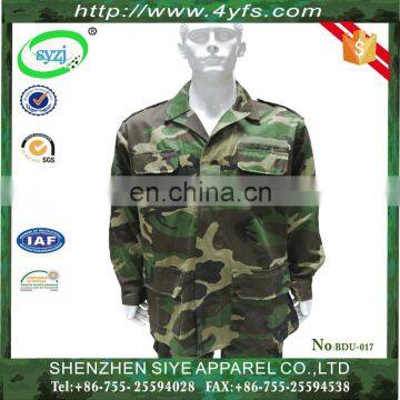 Top Quality American Style Army Tactical BDU Camouflage Military Uniform/Battle Dress Uniform