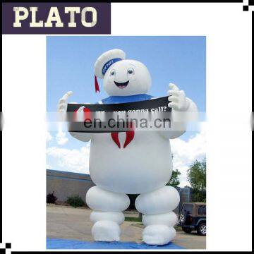 Giant inflatable snow man air dancer for propaganda,custom made inflatable sky waving man