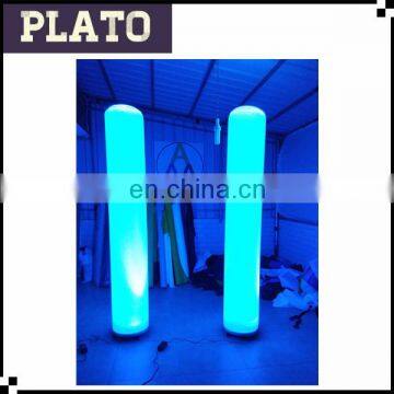 Interior design inflatable column/decorative lighting column for performance