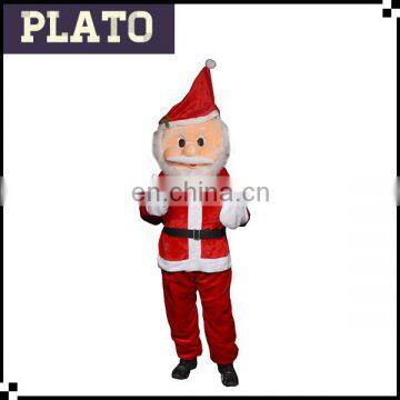 santa clause mascot/santa plush suit/advertising christmas santa