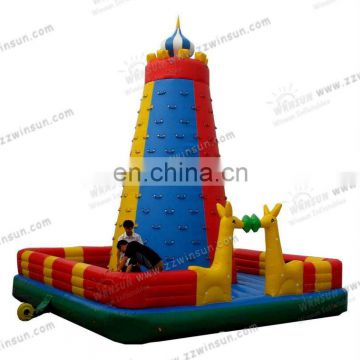 2012 POP inflatable rock climbing wall