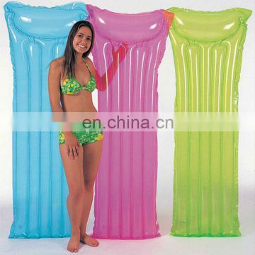 inflatable lounger transparant mat