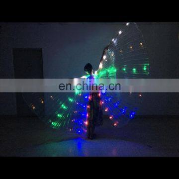 BestDance Rainbow LED Isis Wings Belly Dance Openning Isis Wing Club Wear Live Show Cosplay Prop Hollywood Costume OEM