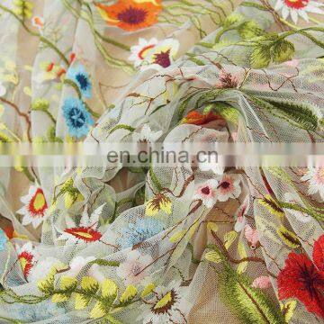 2017 Popular Lace Fabric Embroidery Design Lace Fabric for Dress/bridal photo-6