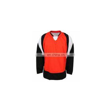 15% OFF Color Block Sr Hockey Jersey Orange Hockey Equipment