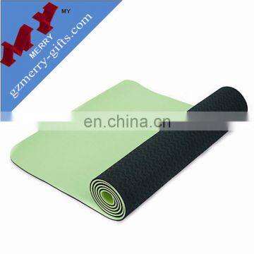 Non-slip family game eco tpe yoga mat / blank yoga mat