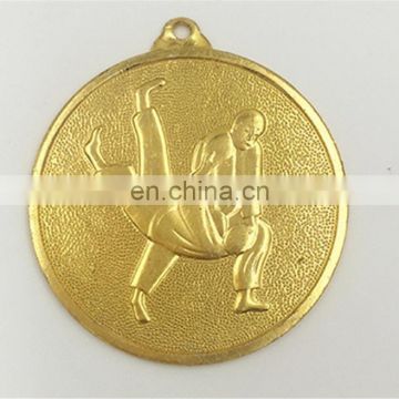 high quality customized gold plating 3D design sports metal medal hanger