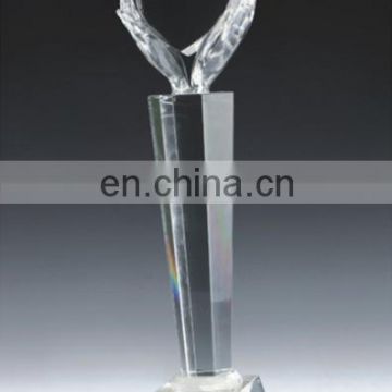 new arrival heart shape crystal trophy