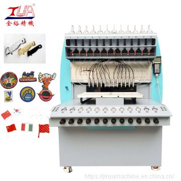 pvc label microinjection plastisol machine